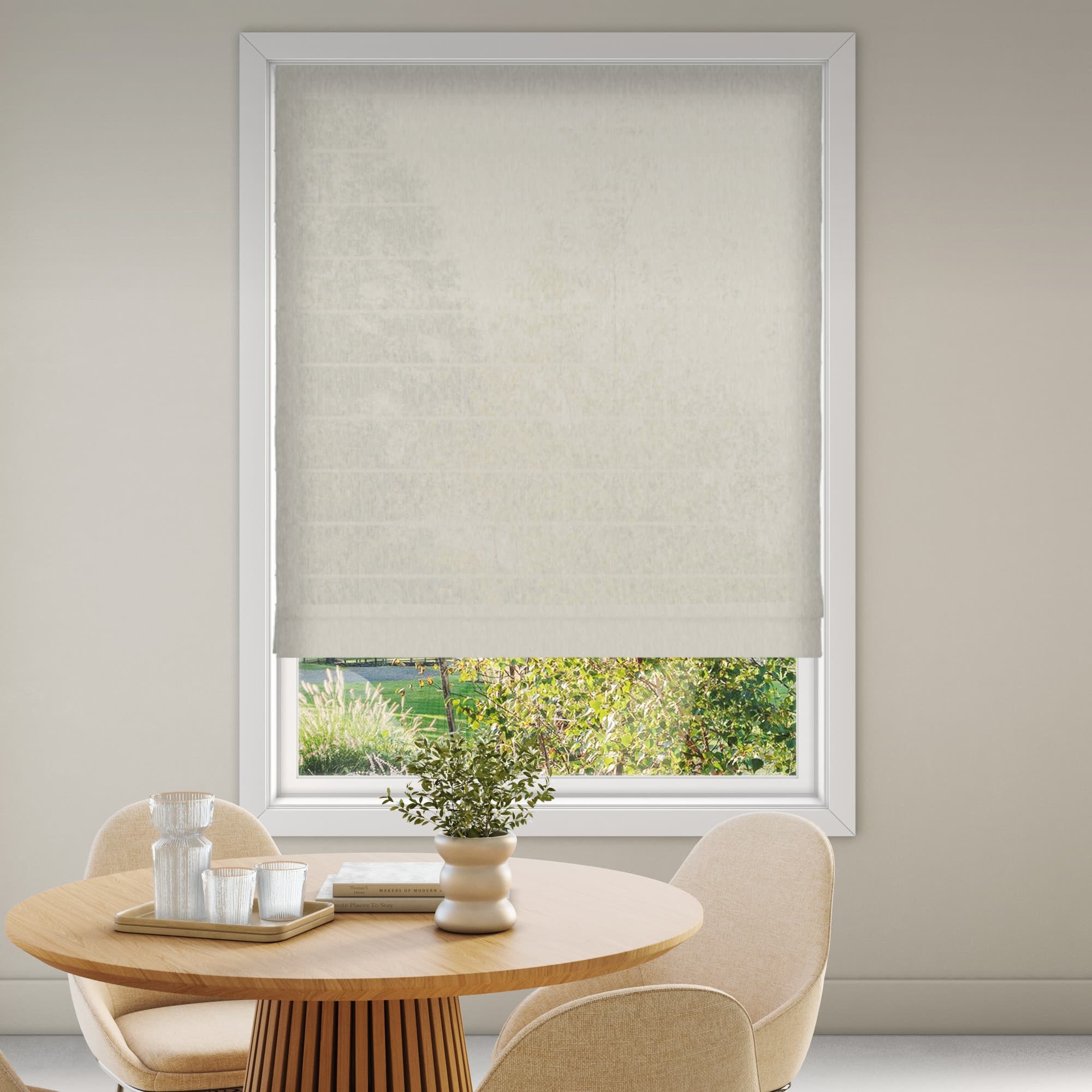 Wood Wood-01 Roman Blind