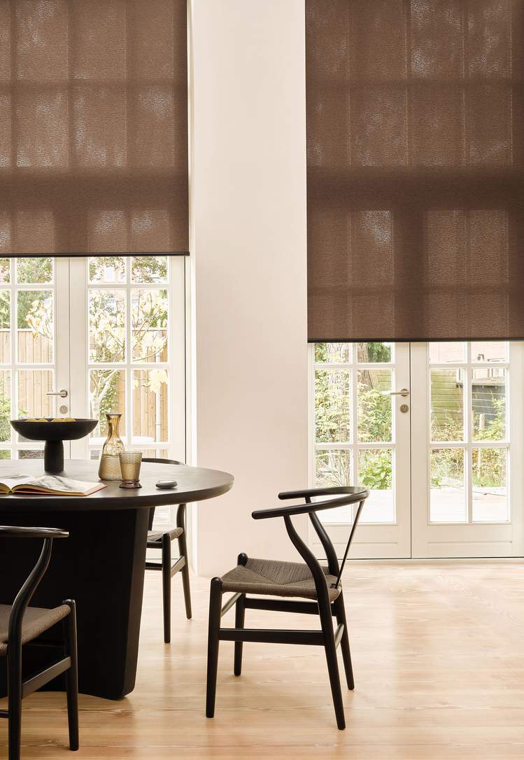 Mönstrad rullgardin